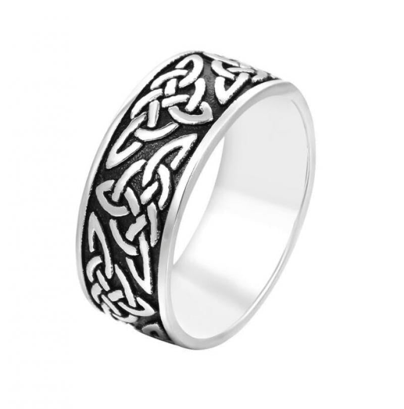 Personalized Retro Punk Rock Titanium Ring