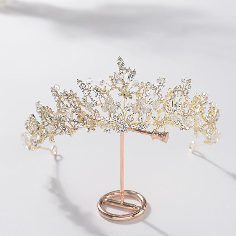 High-grade Crystal Korean Wedding Fairy Wedding Headdress