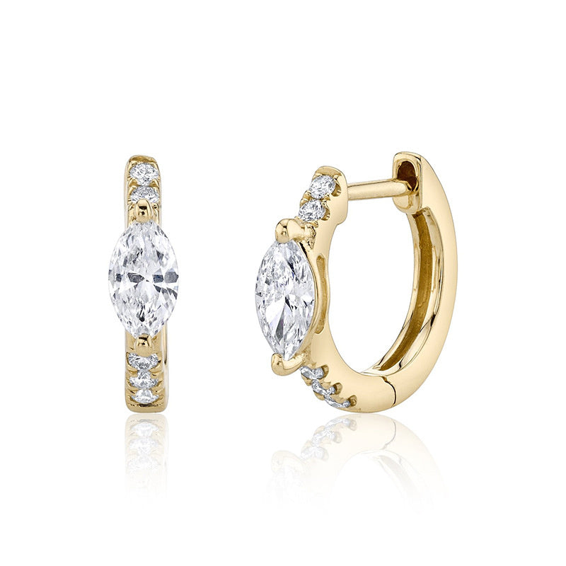 Lighter Earrings With Diamond Poppers