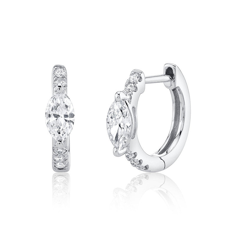 Lighter Earrings With Diamond Poppers