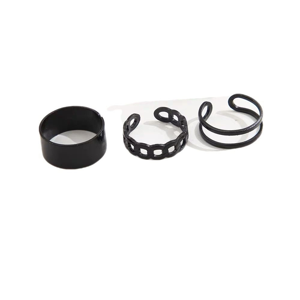 Women's Fashion Retro Knuckle Ring Suit