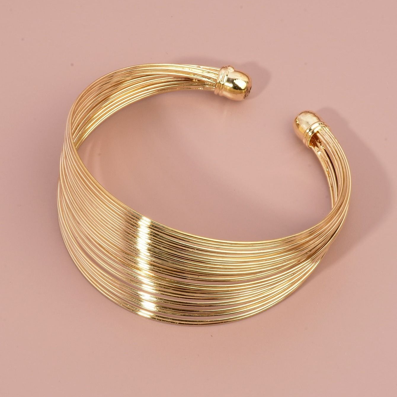 Fashion Personality Geometric Layered Bangle