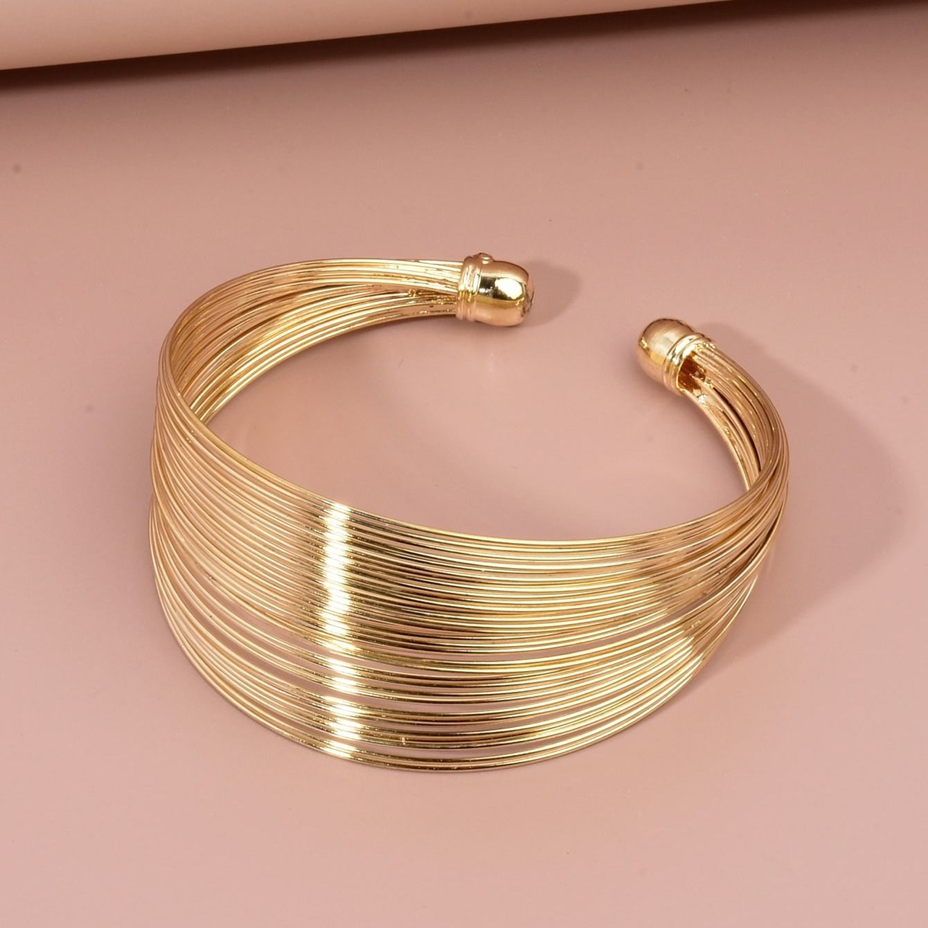 Fashion Personality Geometric Layered Bangle