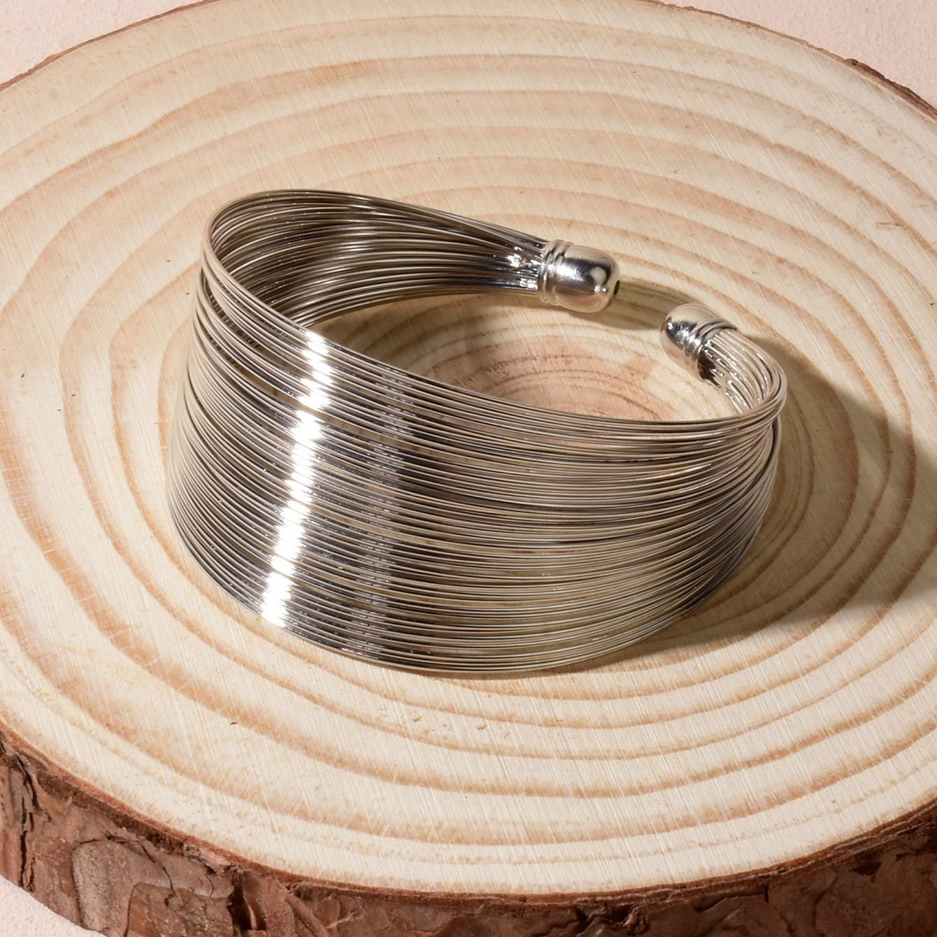 Fashion Personality Geometric Layered Bangle