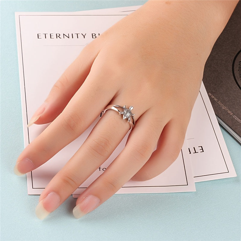 Creative Vintage Cute Animal Turtle Ring Ladies Wedding Party Jewelry Gift