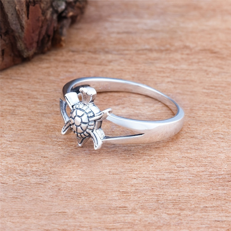 Creative Vintage Cute Animal Turtle Ring Ladies Wedding Party Jewelry Gift