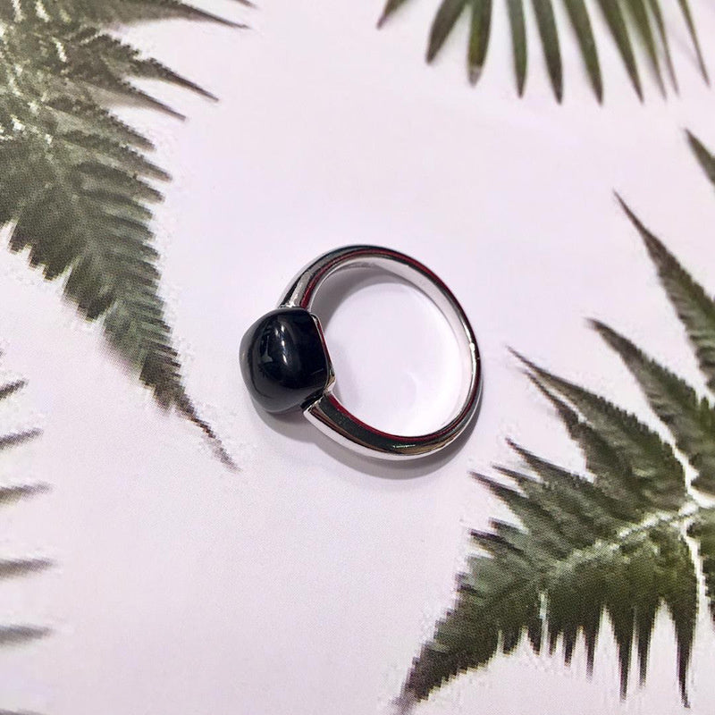 Japanese And Korean Design Sense Jewel Candy Bun Small Sugar Ring