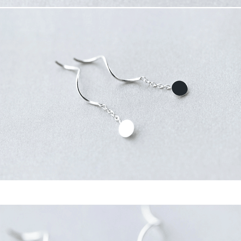 Korean Fashion Sweet Round Wave Earrings