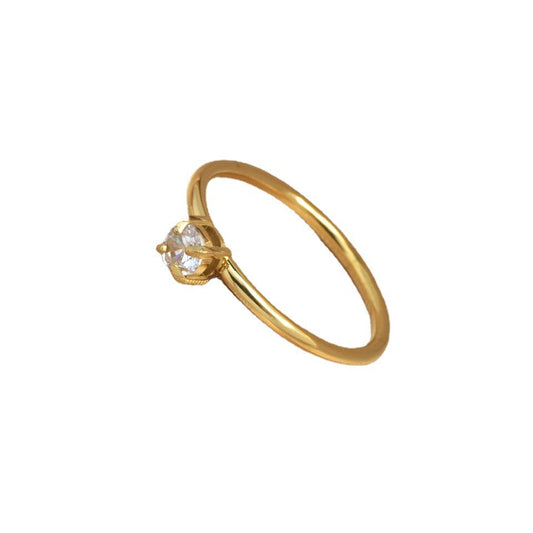 Simple And Colorfast Casting Ring Ring Jewelry