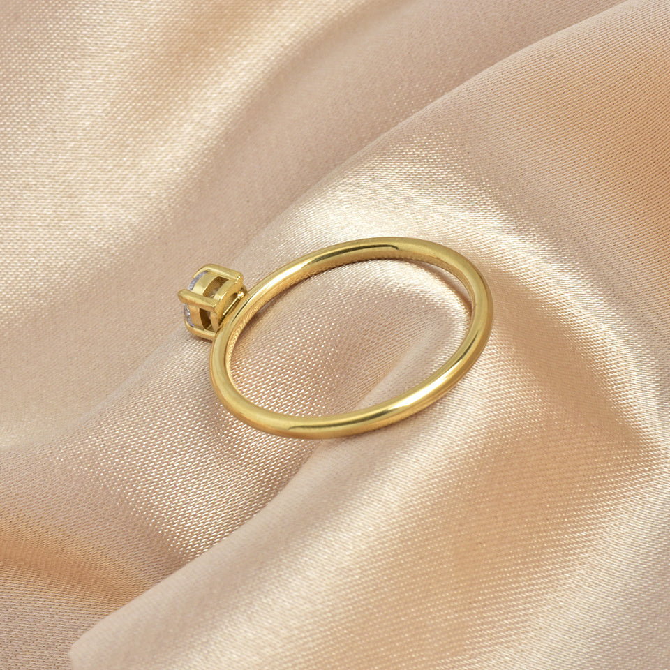 Simple And Colorfast Casting Ring Ring Jewelry