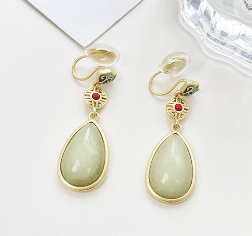 Women's Fashion Personality Colored Enamel Earrings