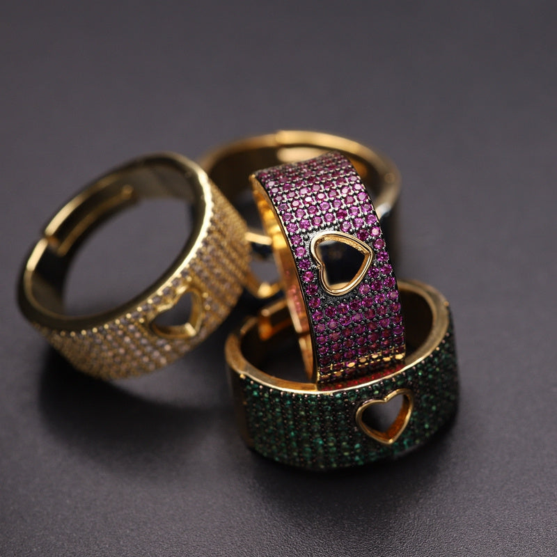 High Quality Fashion Unique Adjustable Ring Micro