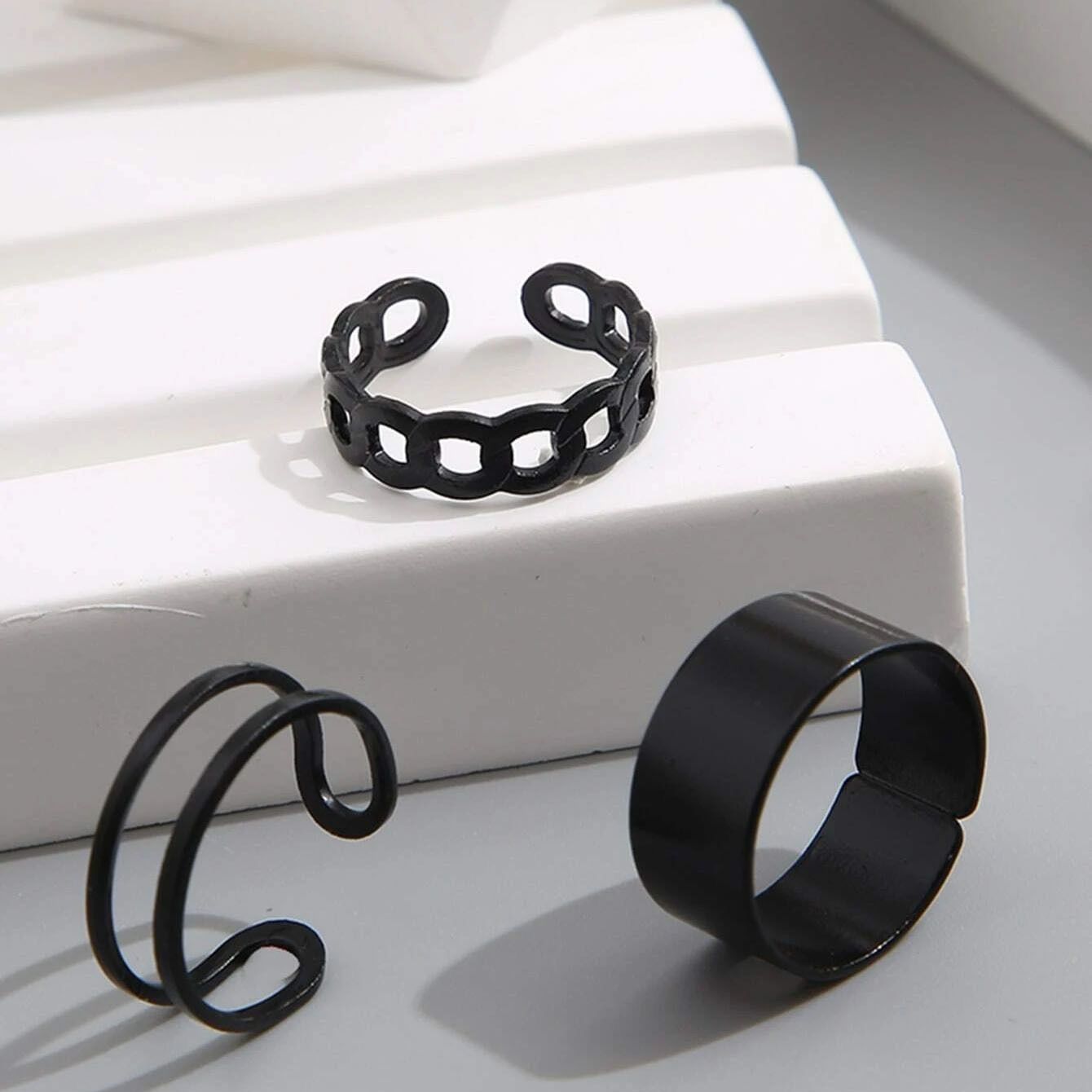 Women's Fashion Retro Knuckle Ring Suit