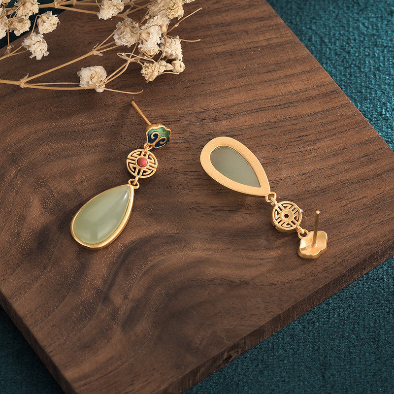 Women's Fashion Personality Colored Enamel Earrings