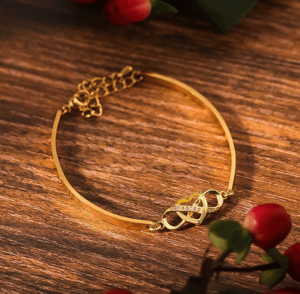Creative Eternal Fetters Heart To Heart Bracelet