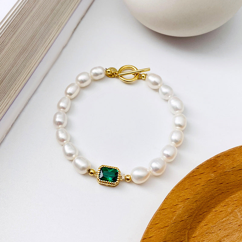 Bracelet Niche Design Women's 925 Sterling Silver Vintage Beaded Bracelet