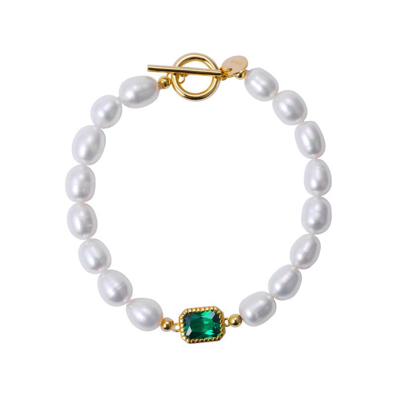 Bracelet Niche Design Women's 925 Sterling Silver Vintage Beaded Bracelet